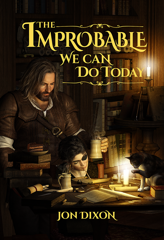 The Improbable We Can Do Today: Five cosy fantasy mystery stories about resilience, ingenuity, love, belonging, and gentle justice.